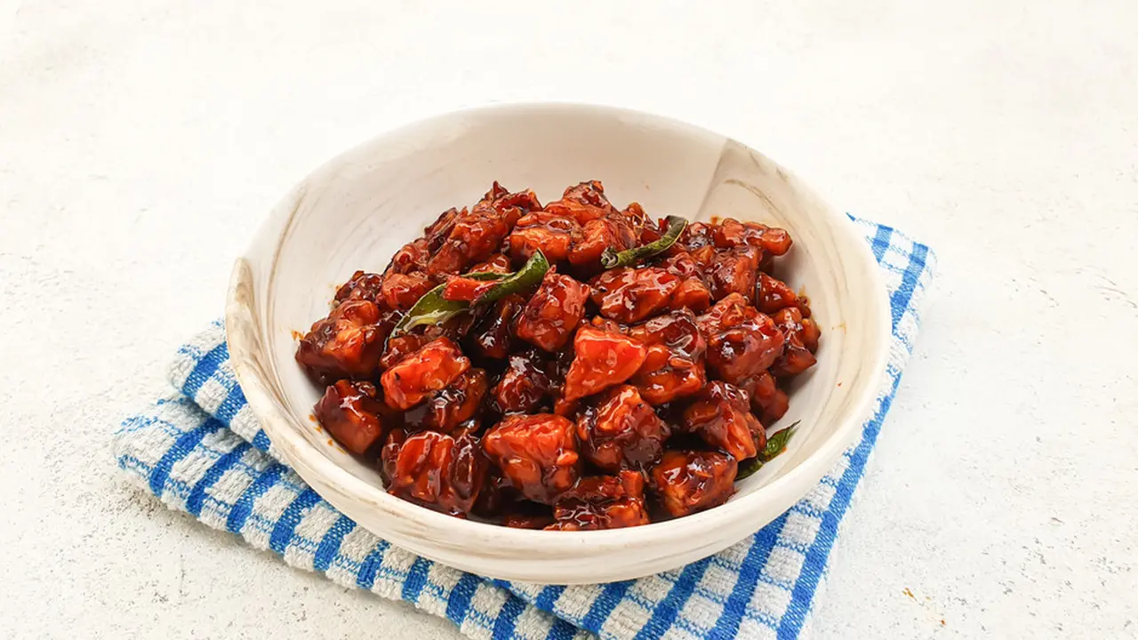 tempe kecap pedas