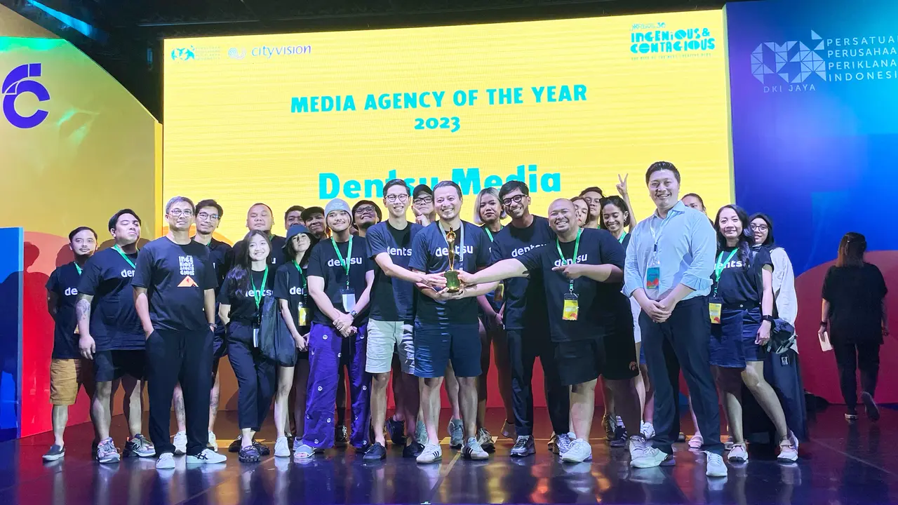 Dentsu Creative Indonesia menjadi Media Agency of the Year