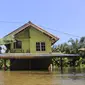 Banjir di Kampar. (Liputan6.com/M Syukur)