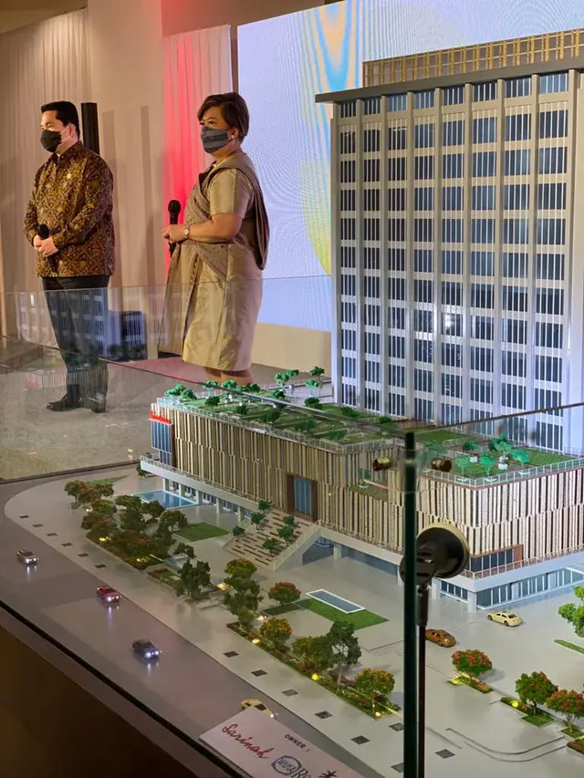 Maket Gedung Sarinah.