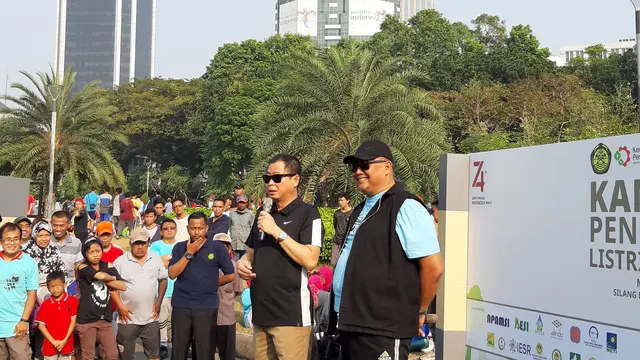 Menteri ESDM Ignasius Jonan dalam Kampanye Penggunaan Listrik Surya Atap