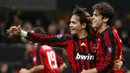 3. AC Milan, era 90an dan awal 2000 klub asal Italia ini merupakan langganan Liga Champions. Namun kini sudah tiga musim Rossoneri absen, musim lalu mereka hanya mampu menghuni posisi ke-7 klasemen Serie A. (AFP/Damien Meyer)
