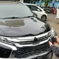 Barang bukti mobil Mitsubishi Pajero yang terlibat tabrakan beruntun di Jalan MT Haryono, Pancoran, Jakarta, Rabu malam (25/5/2022) kini diamankan di Kantor Subdit Gakkum Ditlantas Polda Metro Jaya. (Liputan6.com/Ady Anugrahadi)