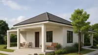 7 Desain Rumah Hook Minimalis 1 Lantai, Modern dan Minimalis