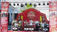 Sebanyak 16 band pelajar di DIY mengikuti live audition Road To Pucuk Cool Jam 2020 di Jogja City Mal, Minggu (24/11/2019). (Liputan6.com/ Switzy Sabandar)