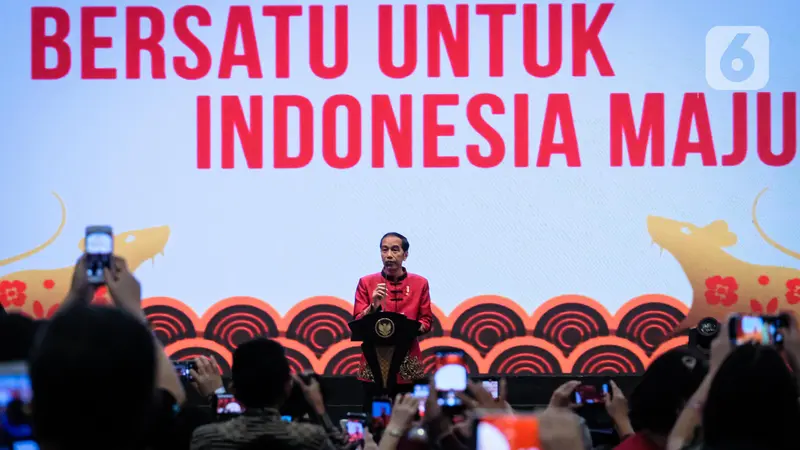 Jokowi Hadiri Perayaan Imlek Nasional 2020