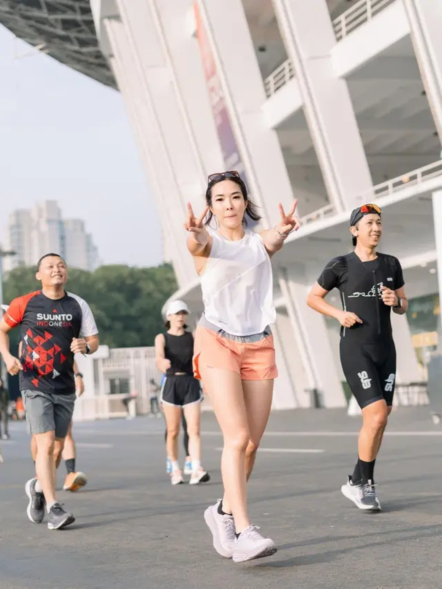 Gisella Anastasia lakoni kembali olahraga lari (Instagram/gisel_la)