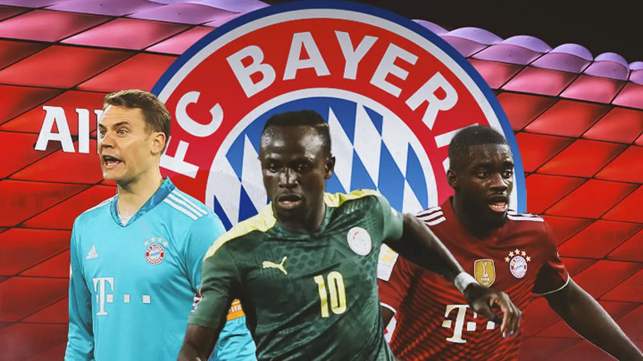 Bayern Munchen - Manuel Neuer, Sadio Mane, Dayot Upamecano