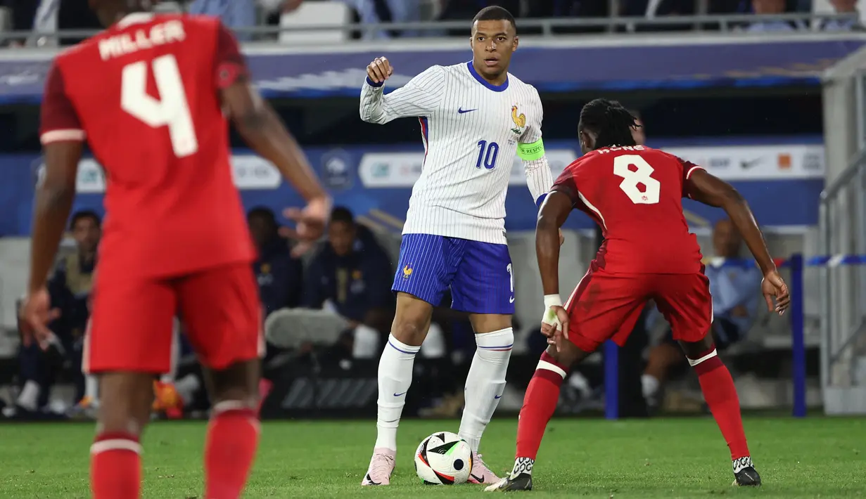 Prancis gagal mengalahkan Kanada setelah hanya mampu bermain imbang 0-0. (ROMAIN PERROCHEAU / AFP)