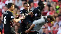 Drama 7 Gol Warnai Kemenangan Liverpool atas Arsenal