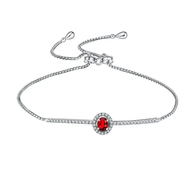 Ruby Chain Bracelet