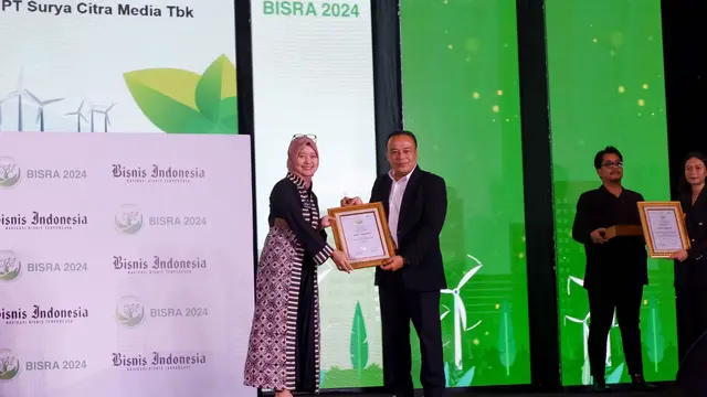 CSR SCTV Indosiar meraih apresiasi dalam ajang Bisnis Indonesia CSR AWARD 2024 yang bertema “Paving The Way To Sustainable Business Innovation In CSR. (Foto: Istimewa)