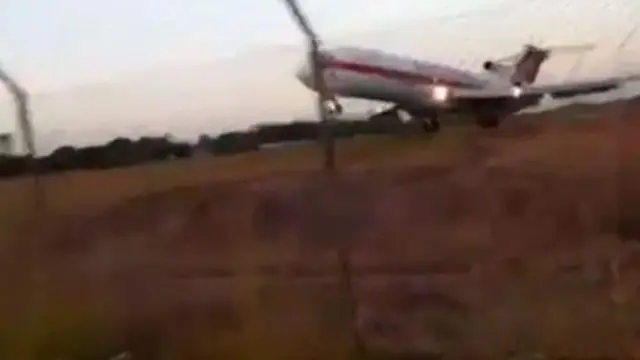 SEJAGAT: Video Amatir Detik-detik Pesawat Kargo Jatuh di Kolombia