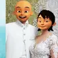 6 Editan Foto Mei-Mei dan Susanti Jadi Pengantin Ini Absurd, Bikin Ngakak (YT Maul Ibra)