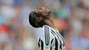 Paul Pogba, siap pergi dari Juventus jika ada klub yang datang dengan tawaran bagus. Saat ini manajer Manchester United, Jose Mourinho, masih meminati Pogba. (AFP/Marco Bertorello)