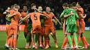 Kemenangan ini memastikan Belanda melaju ke semifinal Euro 2024. (Angelos Tzortzinis/AFP)