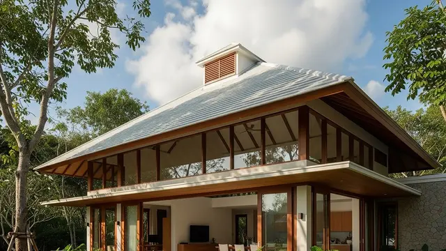 Rumah Mungil High Ceiling Anti Pengap dan Terasa Luas