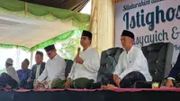 Pasangan capres-cawapres nomor urut satu, Anies Baswedan dan Muhaimin Iskandar (Cak Imin) kampanye di sejumlah daerah di Jawa Tengah, Minggu (24/12/2023). (Merdeka.com/ Bachtiarudin Alam)