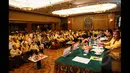 Fraksi Partai Golkar DPR RI menggelar rapat dengar pendapat  dengan pimpinan daerah Gubernur, Bupati dan Walikota dari Partai Golkar se-Indonesia di Jakarta, Minggu (25/1/2015). (Liputan6.com/Faizal Fanani)