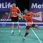 Ganda campuran Indonesia Tontowi Ahmad/Liliyana Natsir lolos ke semifinal Denmark Open Super Series Premier 2015. (Liputan6.com/Humas PP PBSI)