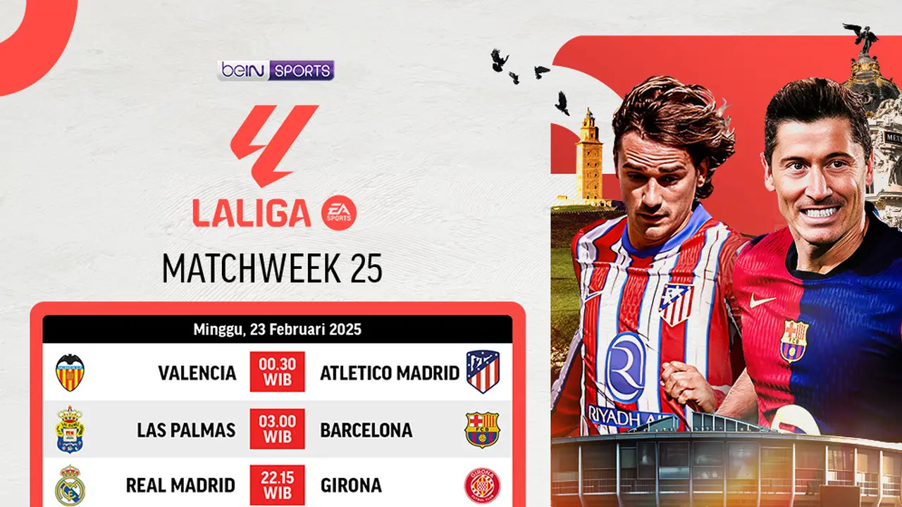 Jadwal Siaran Langsung La Liga 2024/25 Pekan Ini di Vidio
