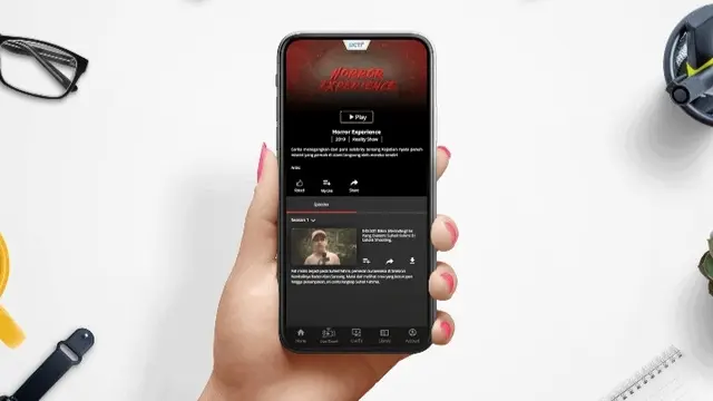 Cerita horor Arbani Yasiz di program Horror Experience.
