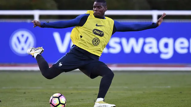 Intip Latihan Paul Pogba, Antoine Griezmann dan Timnas Prancis