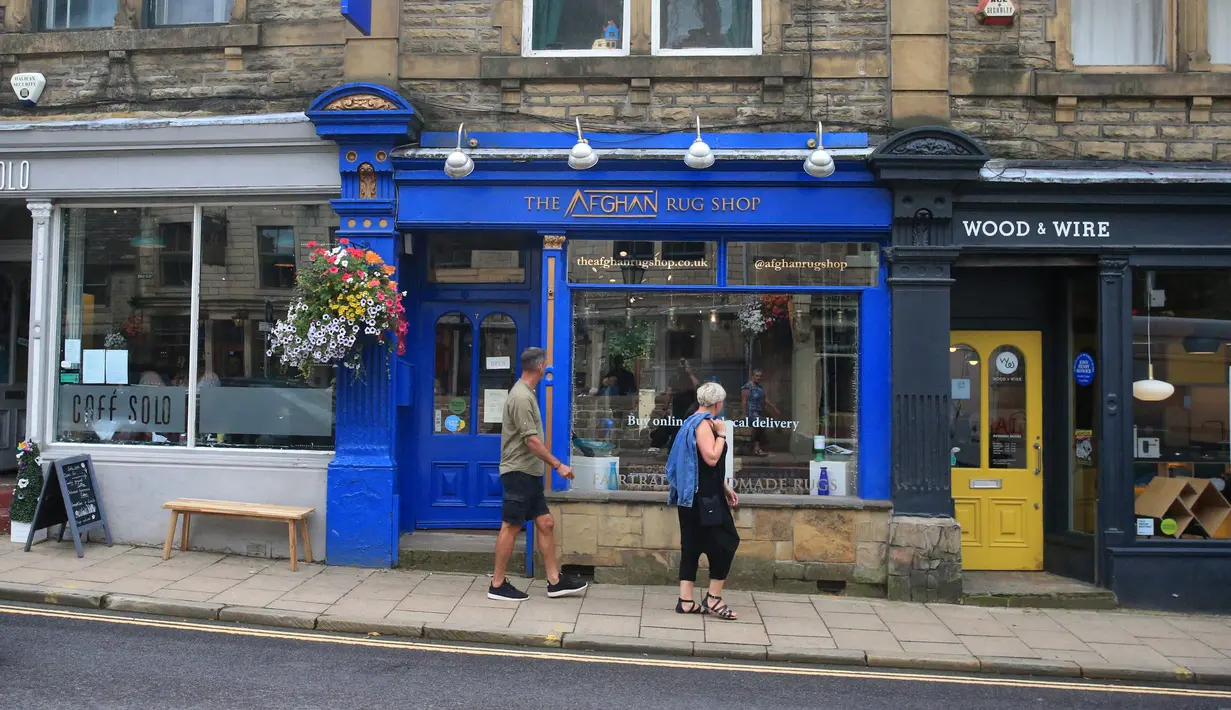 FOTO Mengunjungi Toko Karpet Tradisional Afghanistan di Inggris Foto