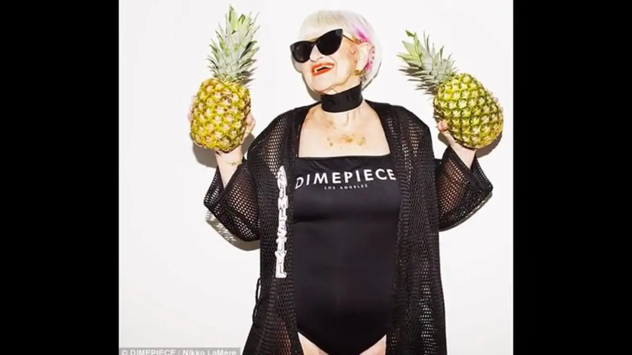 Wow, Model Pakaian Renang Ini Nenek Berusia 86 Tahun 