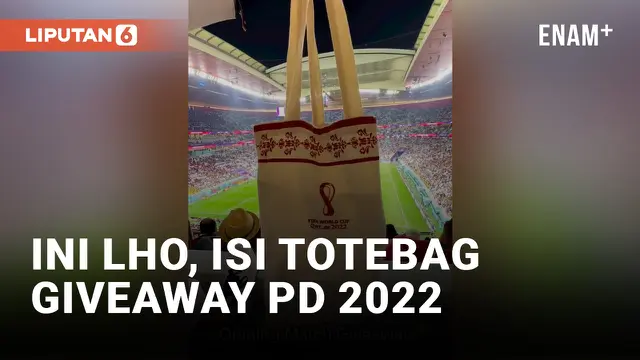 VIDEO: Pengunjung Piala Dunia 2022 Bocorkan Isi Tas Opening Match Giveaway