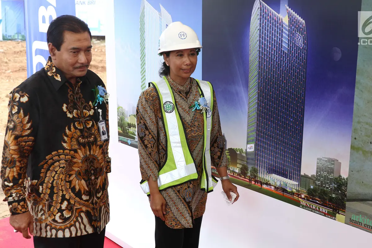 Menteri BUMN Rini Soemarno Resmikan Groundbreaking Menara BNI