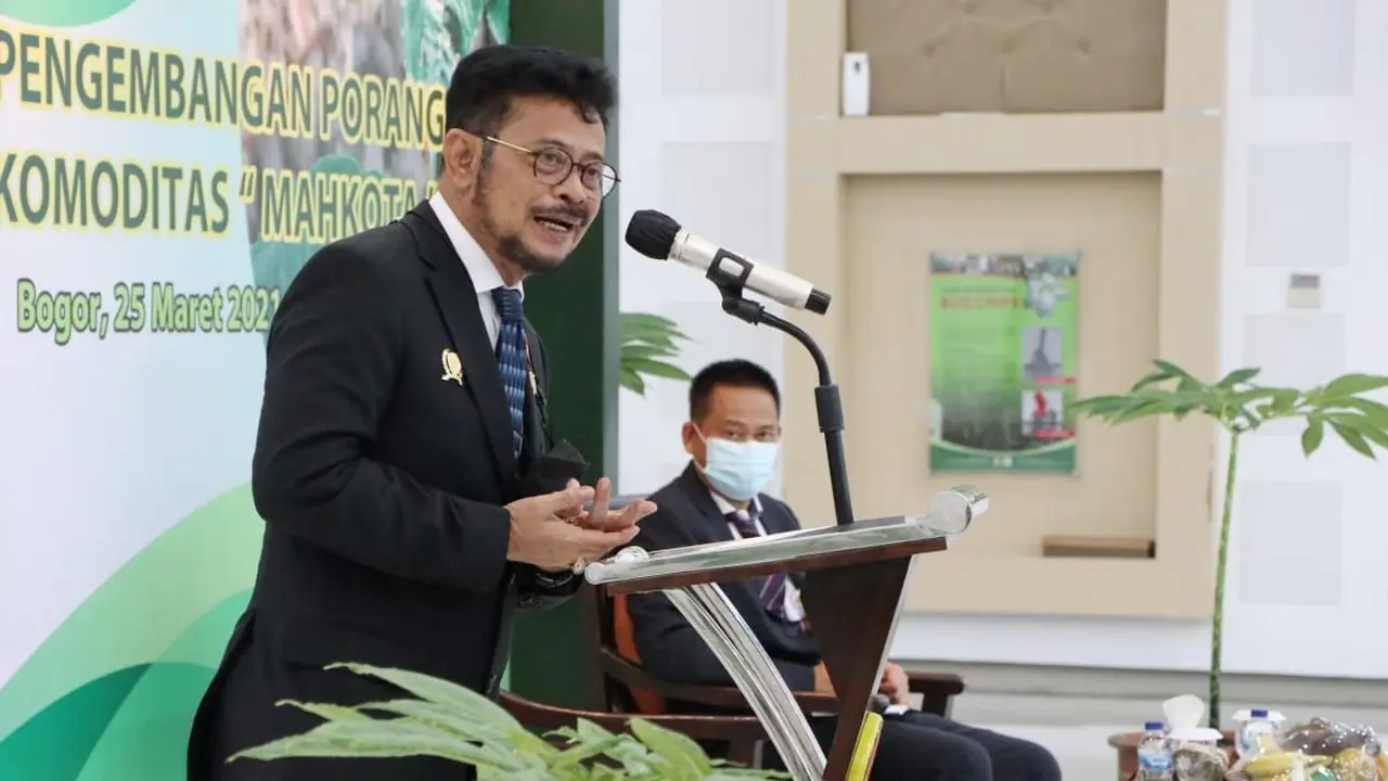 Mentan Syahrul Yasin Limpo membuka talkshow komoditas Porang yang memiliki potensi besar terhadap perkembangan ekspor produk pertanian nasional.