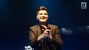 Vokalis The Script, Danny O'Donoghue saat tampil dalam konser bertajuk 'Freedom Child Tour' di Jakarta, Selasa (10/4). (Liputan6.com/Faizal Fanani)