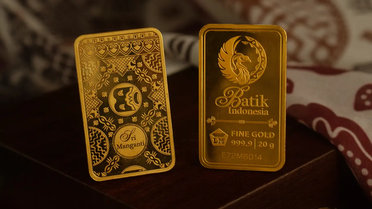 ANTAM meluncurkan produk perhiasan dan emas batangan Batik Indonesia Seri III