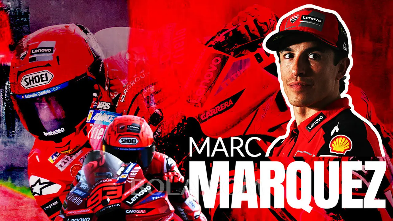 MotoGP - Ilustrasi Marc Marquez Ducati