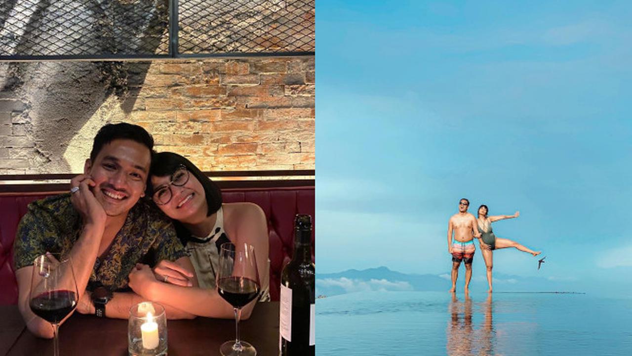 Momen Liburan Vanessa Angel dan Suami di Bali