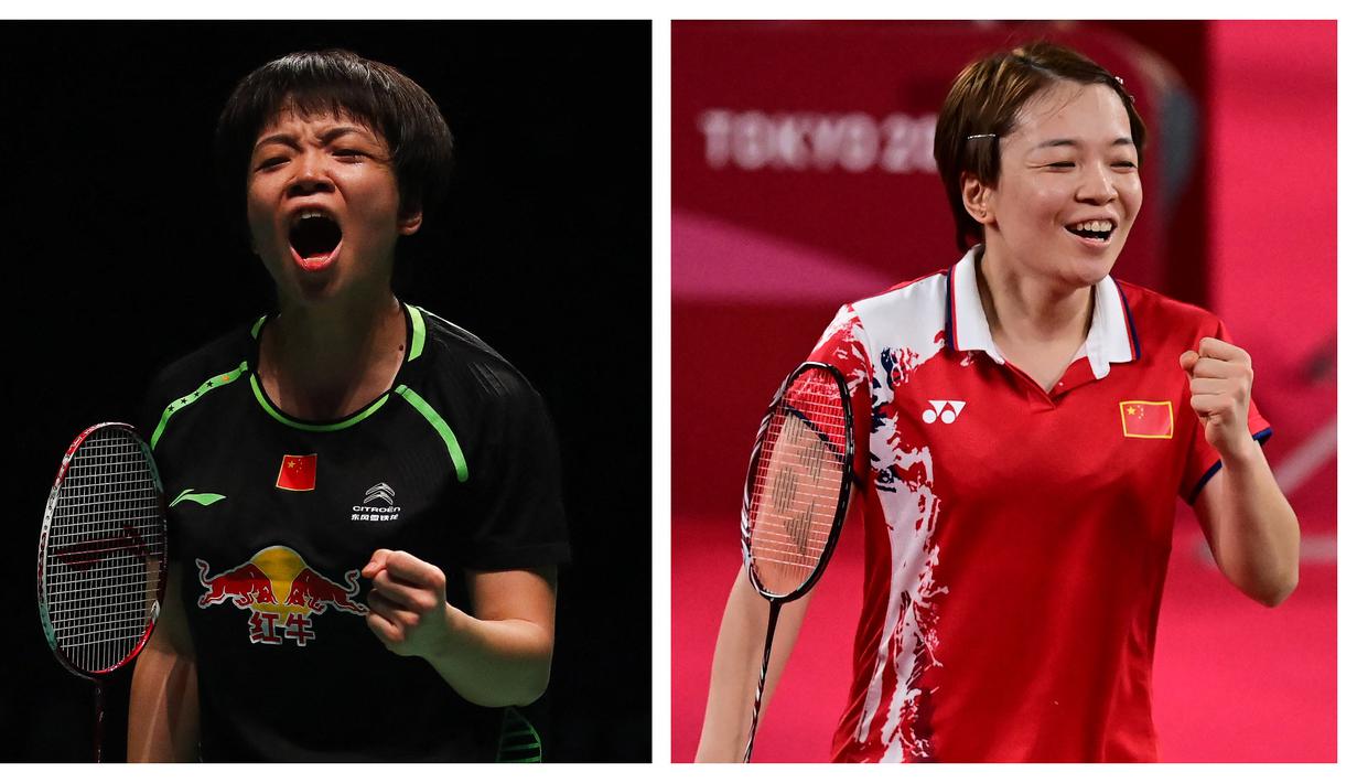 Para fans bulu tangkis Indonesia memang terkenal kreatif dalam memberi julukan atau panggilan untuk para pebulu tangkis pujaan mereka. Tidak hanya para pemain Indonesia yang diberi julukan yang menggelitik, namun juga para pemain dari negara lain. Simak ya! (Kolase AFP)