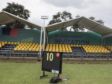 Suasana kursi penonton di Stadion Panahan, Jakarta, Kamis (8/2/2018). Lokasi ini akan menjadi salah satu venue pelaksanaan Asian Games 2018. (Bola.com/Vitalis Yogi Trisna)