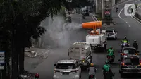 PMI Semprotkan 200 Liter Disinfektan ke Asrama Bethel Petamburan