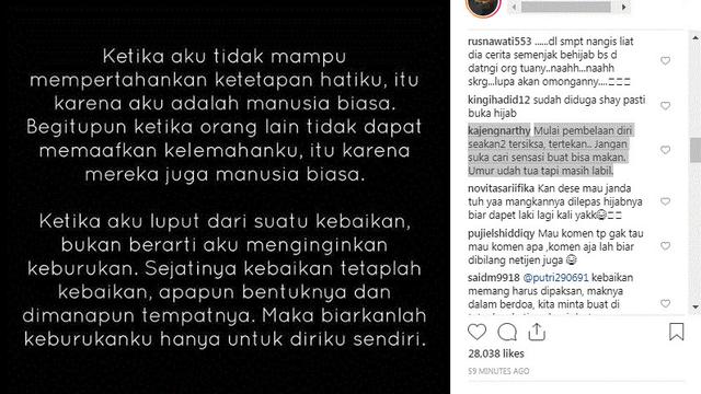 Lepas Hijab Nikita Mirzani Aku Adalah Manusia Biasa Showbiz Liputan6 Com