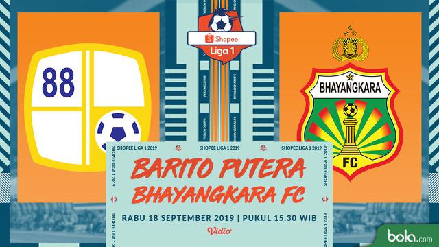 Barito Putera Vs Bhayangkara FC