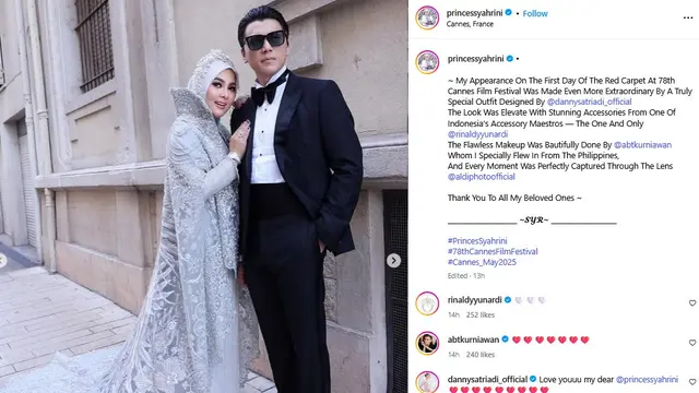 Potret Model Gaun Putih yang Dipakai Syahrini