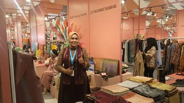 UMKM Songket Binaan BRI Sukses Tembus Pasar Internasional Setelah Sukses Menciptakan Pengusaha Berdaya Saing Global