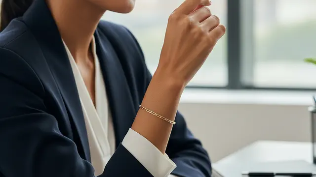 Model Gelang Emas Rantai Kecil untuk Wanita Karir