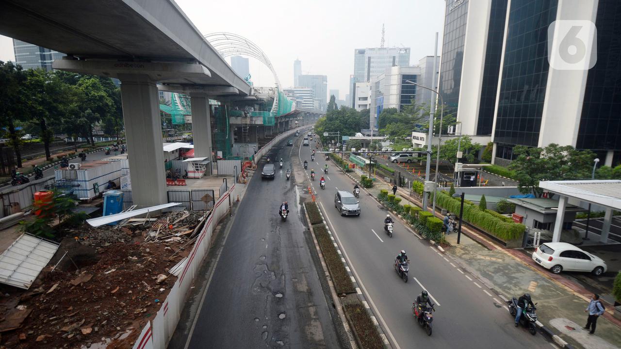 Ganjil Genap Dicabut, Jalan Rasuna Said Lengang
