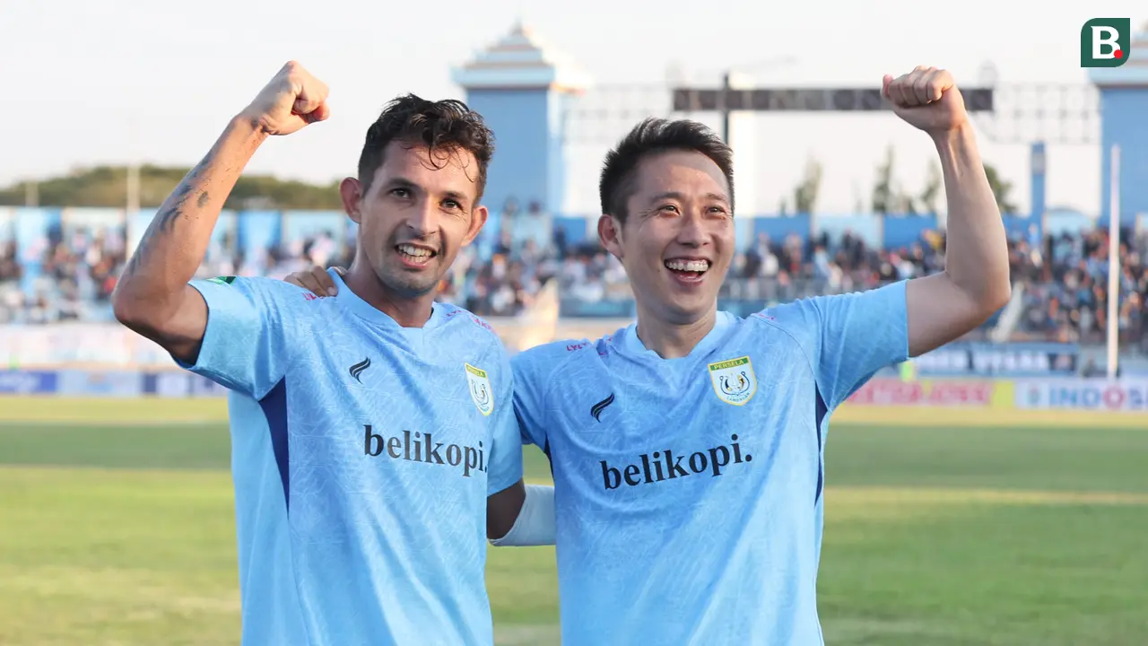 Silvio Escobar dan Lee Yujun - Persela Lamongan Vs Persijap Jepara di Liga 2 2023/2024