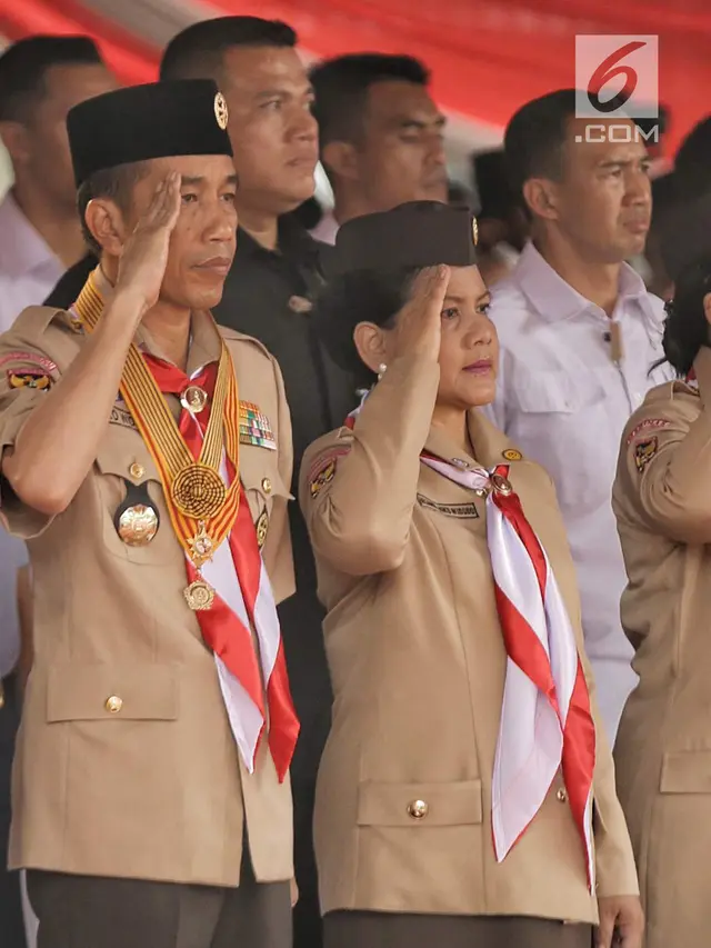 Presiden Jokowi Hadiri Perayaan HUT Pramuka ke-57