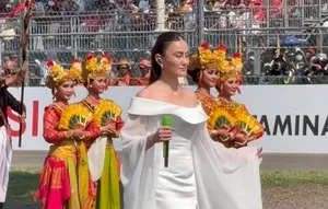 Agnez Mo Bikin Merinding Lewat Indonesia Raya di Mandalika