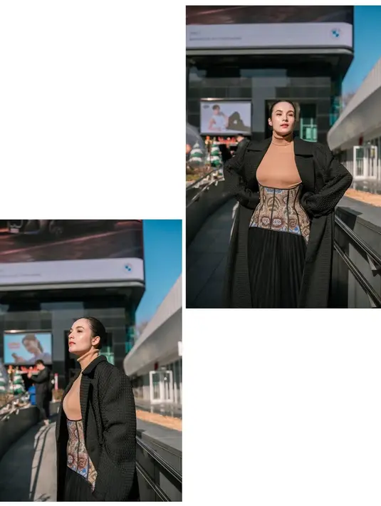 Pilihan Chelsea untuk memasukkan elemen batik ke dalam outfit musim dinginnya menjadi inspirasi bahwa batik, sebagai warisan budaya Indonesia, tetap relevan dan dapat dipadukan dengan berbagai tampilan, termasuk untuk musim dingin. [Foto:@wiinsoon].