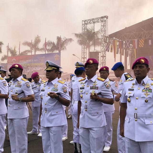 Hut Ke 73 Korps Polisi Militer Angkatan Laut Tni Diingatkan Netral Saat Pemilu News Liputan6 Com